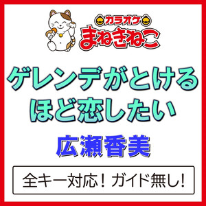 ゲレンデがとけるほど恋したい（カラオケ）[Originally Performed By 広瀬香美]