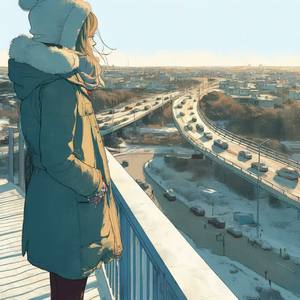 歩道橋の上で（On the Overpass） by jiimo