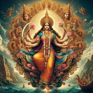 जय अम्बे गौरी | Jai Ambe Gauri Aarti on Loop | Navratri Special 2024 | Durga Ma Aarti