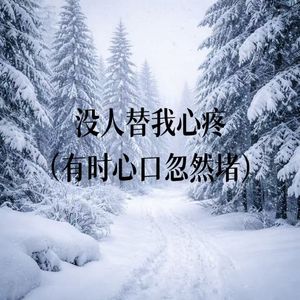 没人替我心疼（有时心口忽然堵）