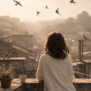 二零二六年三月十九日下午，我在天台听见的鸟叫声