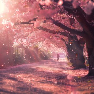 벚꽃이 가득한 거리