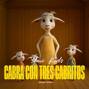 Cabra con tres cabritos