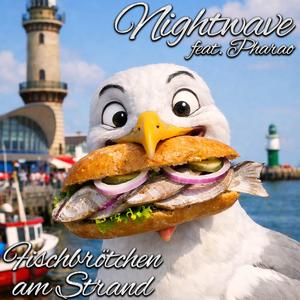 Fischbrötchen am Strand