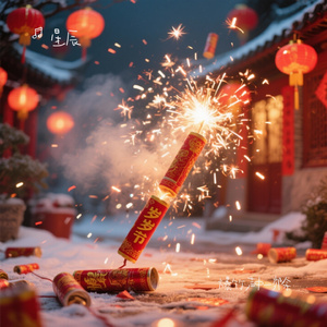 爆竹声中一岁除