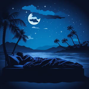 Tranquilidad Oceánica Iluminada Por La Luna