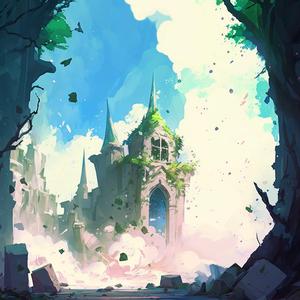 성벽은 초록으로