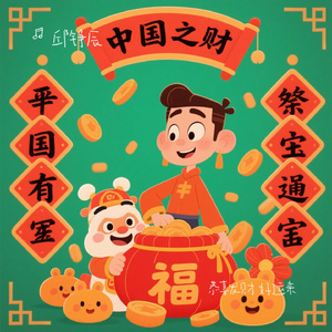 恭喜发财 好运来