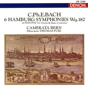 6つのハンブルク・シンフォニア集 Wq. 182 (弦楽と通奏低音のための六つのシンフォニア) シンフォニア 第1番 ト長調: I. Allegro di molto