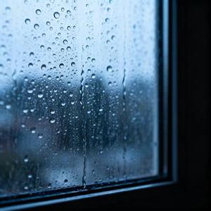 窗外下起雨了 玻璃上画着圆圈 你看呢