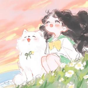 海边的落日余晖