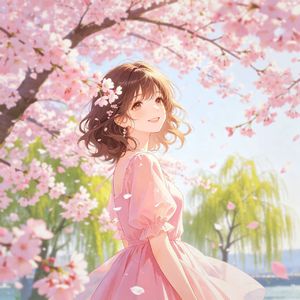 春风满径，漫野花开
