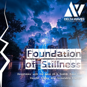 2 Hz Acoustic Frequency, Rain and Thunder in Nature for Sleep