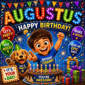 Happy Birthday Augustus