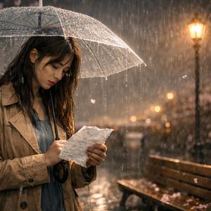 봄비에 젖은 이별