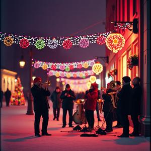 Hallelujah santa's in the band