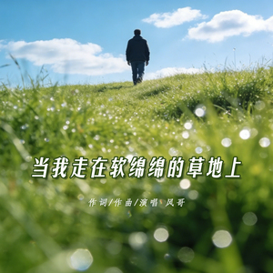当我走在软绵绵的草地上