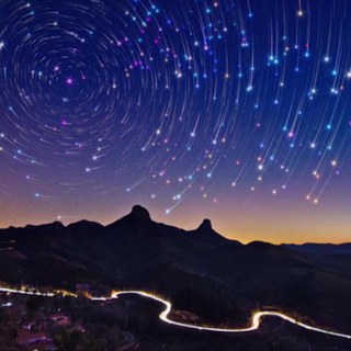 在星的原野上，静静伫立~