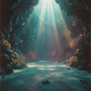 睡眠音楽：深海の音の流れ