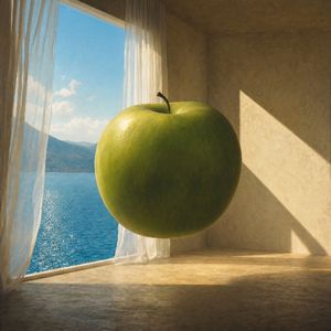 青绿色的房间