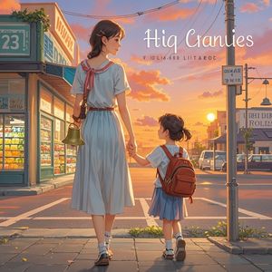 晚风里的小手掌