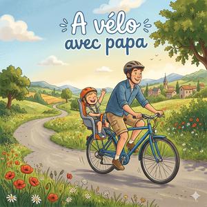 A vélo avec papa