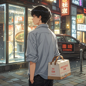 霓虹灯亮