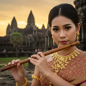 សំឡេងខ្លុយខ្មែរថៃពីរោះរណ្ដុំចិត្ត