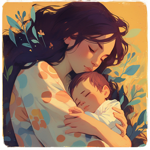 爸爸的臂弯 守护宝宝的美梦