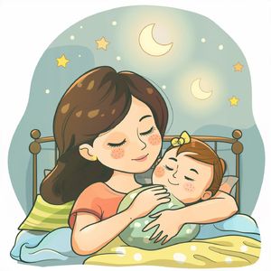 在妈妈的怀抱安心入睡（心跳+子宫羊水声）