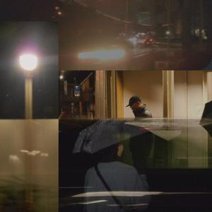 city lights of a foreign road