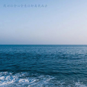 我对你全心全意你却离我而去