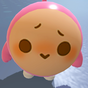 伤心的粉色蛋仔