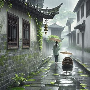 雨巷铜铃-闲庭絮