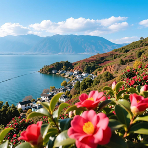 洱海边(红山茶)