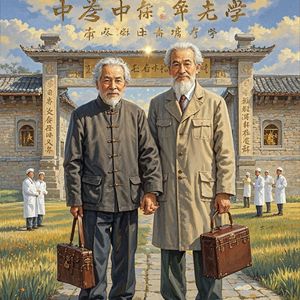 父子二人七十年走过的路