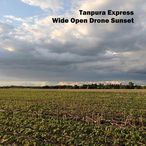 Wide Open Drone Sunset