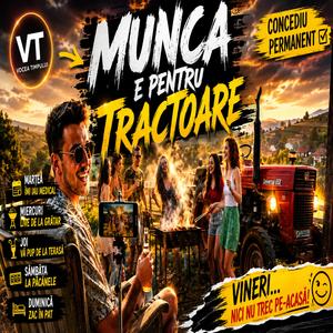 Munca e pentru tractoare