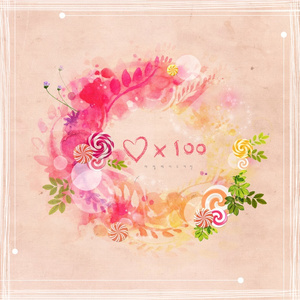 사랑x100