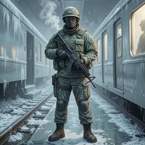 Дрожит рука, сжимая автомат