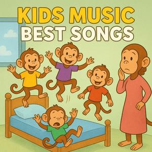 Five little monkeys jumping on the bed (Kids Music)