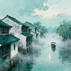 烟雨柔情在江南