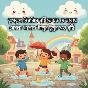 ঝুপঝুপ রিমঝিম বৃষ্টিতে মন যে হারায় মেঘলা আকাশ টাপুর টুপুর ঝড় বৃষ্টি | Jhupjhup Rimjhim Bristy Mon J Harai Meghla Akash Tapur Tupor Jhor Bristi