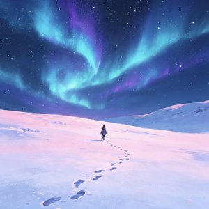 极光雪原