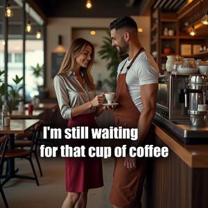 I'm still waiting for that cup of coffee