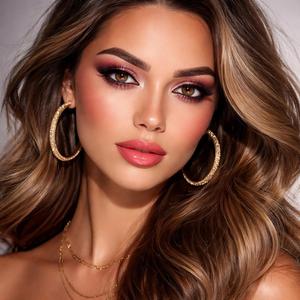 Яркий макияж