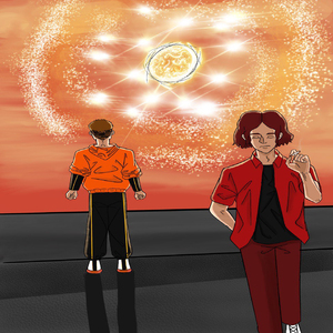 Догорає сонце