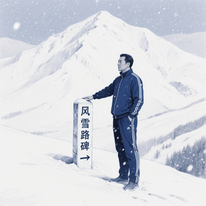 风雪路碑