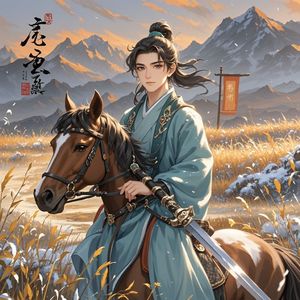 少年纵马行