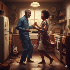 BAILANDO EN LA COCINA